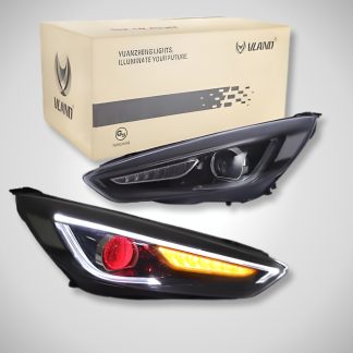 Par de Opticas Led Ford Focus 3