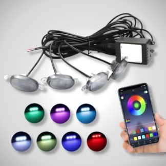 Kit Luz x4 RGB parrilla