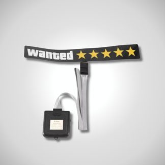 Sticker Led a Pila Wanted (Tipo GTA)