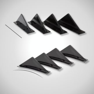 Difusor Trasero Aletas X4 Base Recta o Curva