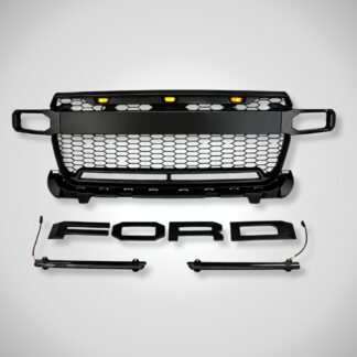 Parrilla Panal Led Estilo Raptor Ford Maverick